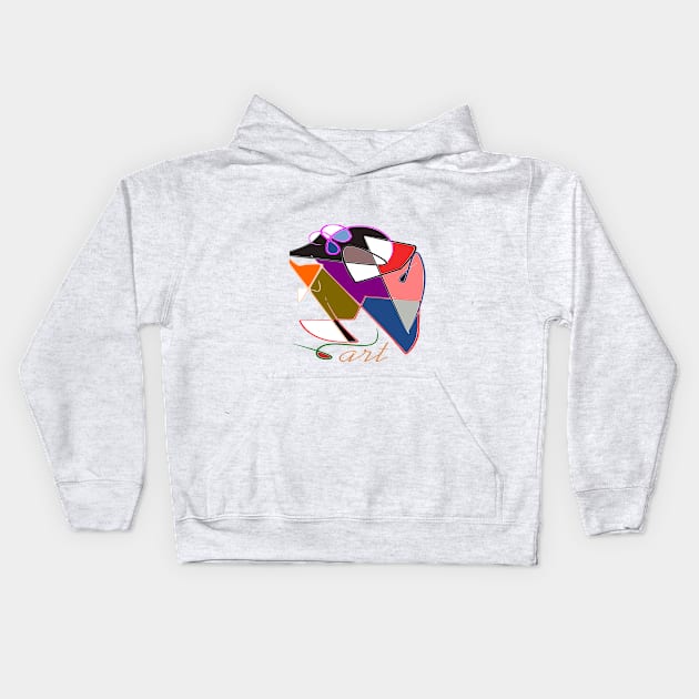abstract Kids Hoodie by tee_w